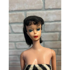 Vintage Barbie Lot 1960 #4 Ponytail Brunette 1964 Bubble Cut #850 + Clothes