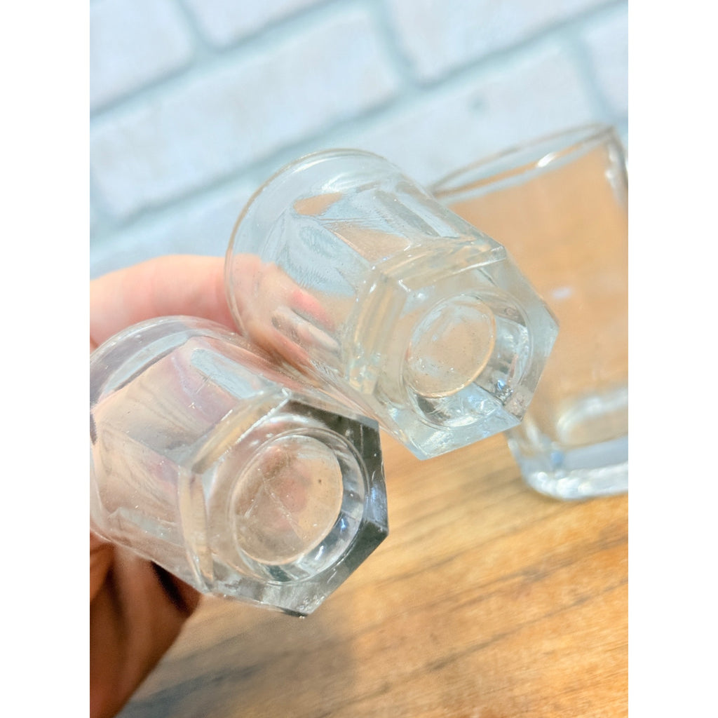 Vintage Child's Miniature Glass Iced Tea Pitcher & Drinking Glasses