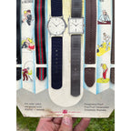 Vintage JB Wrist Watch Nylon Straps Store Display Advertising Sign Easelback
