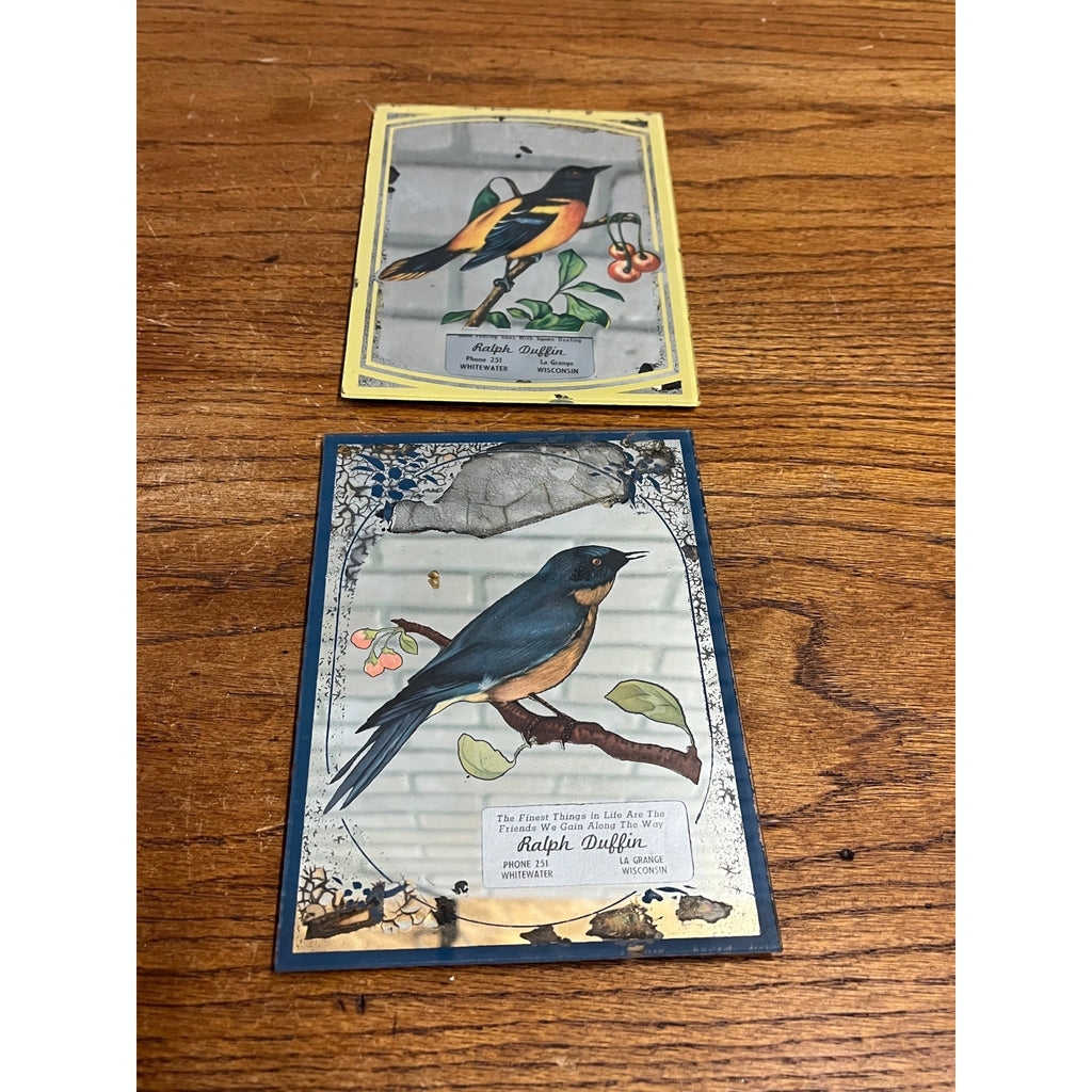 Vintage Ralph Duffin Advertising Signs La Grange Wisconsin Wi Wis