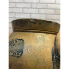 Original 19th c. Stoneware P.H. Smith Springfield Ohio Crock Double Handle Jar OH