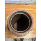 Original 19th c. Stoneware P.H. Smith Springfield Ohio Crock Double Handle Jar OH