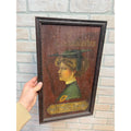 Early Vintage Loose-Wiles Oxford Chocolates Advertising Sign Painted Wood Boston