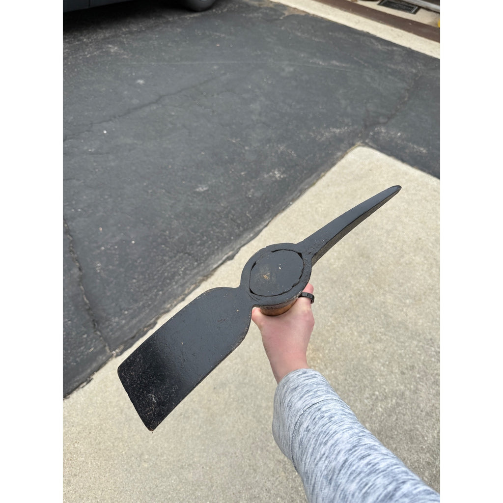 Vintage Adze Pick Axe Garden Tool USA Made Steel