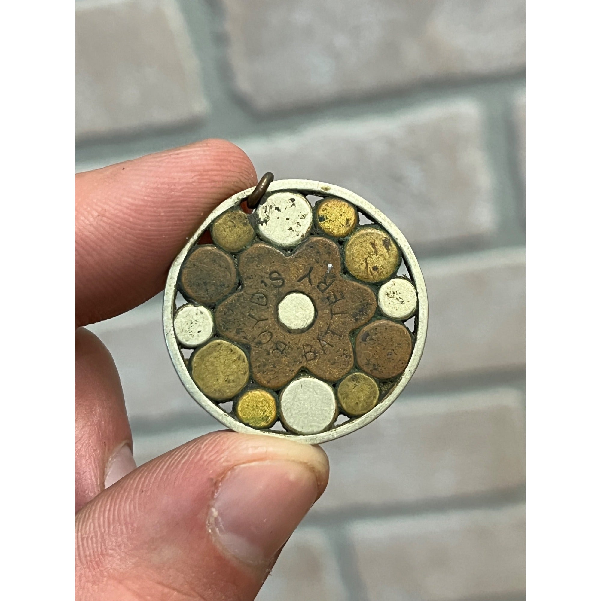 Original Boyd's Battery c1878 Metal Quack Medicine Device Token New York