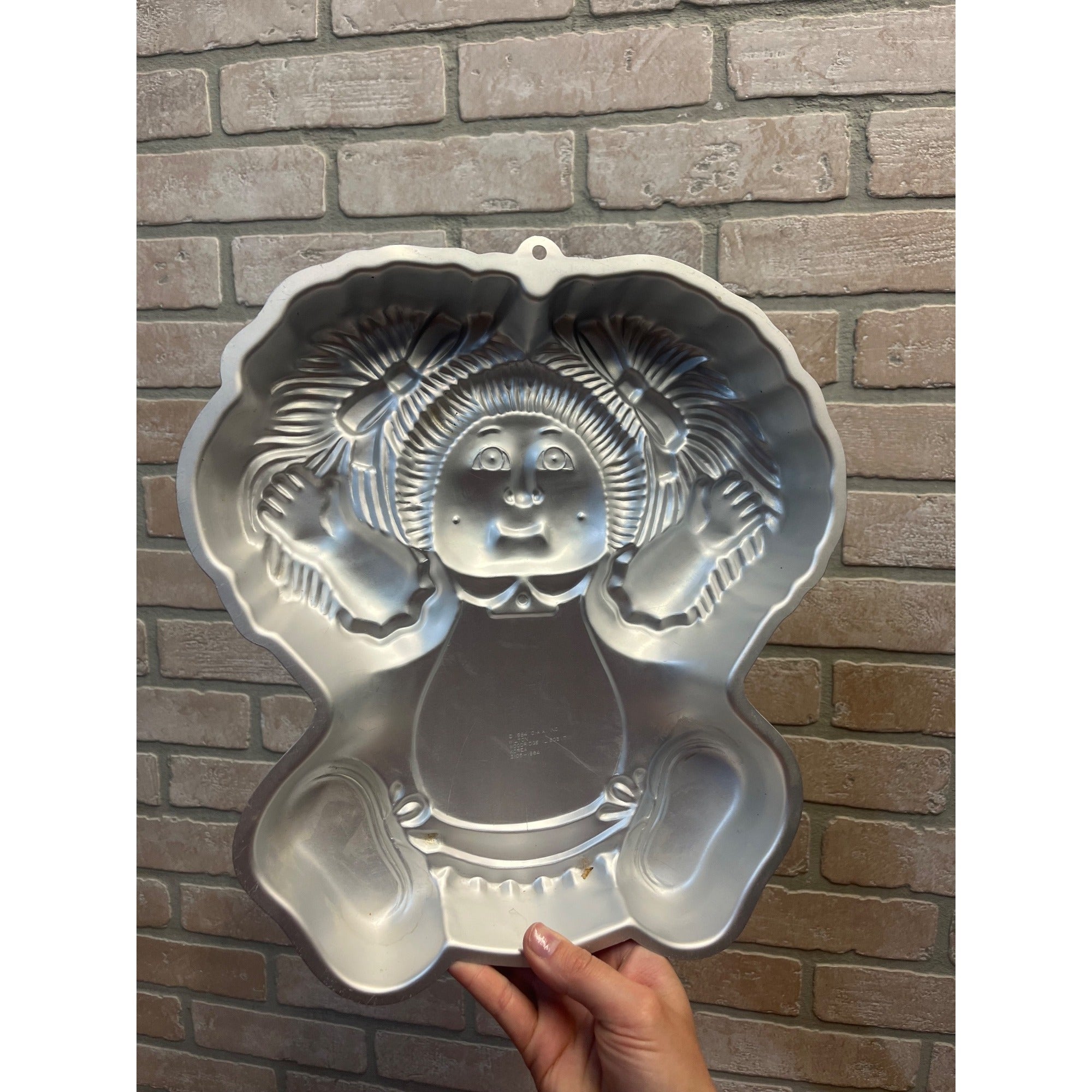 1980s Wilton Cabbage Patch Kids Preemie Cake Pan Aluminum Mold For Baking