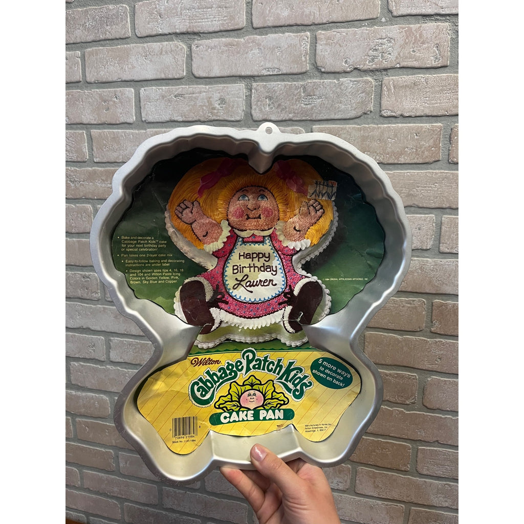 1980s Wilton Cabbage Patch Kids Preemie Cake Pan Aluminum Mold For Baking