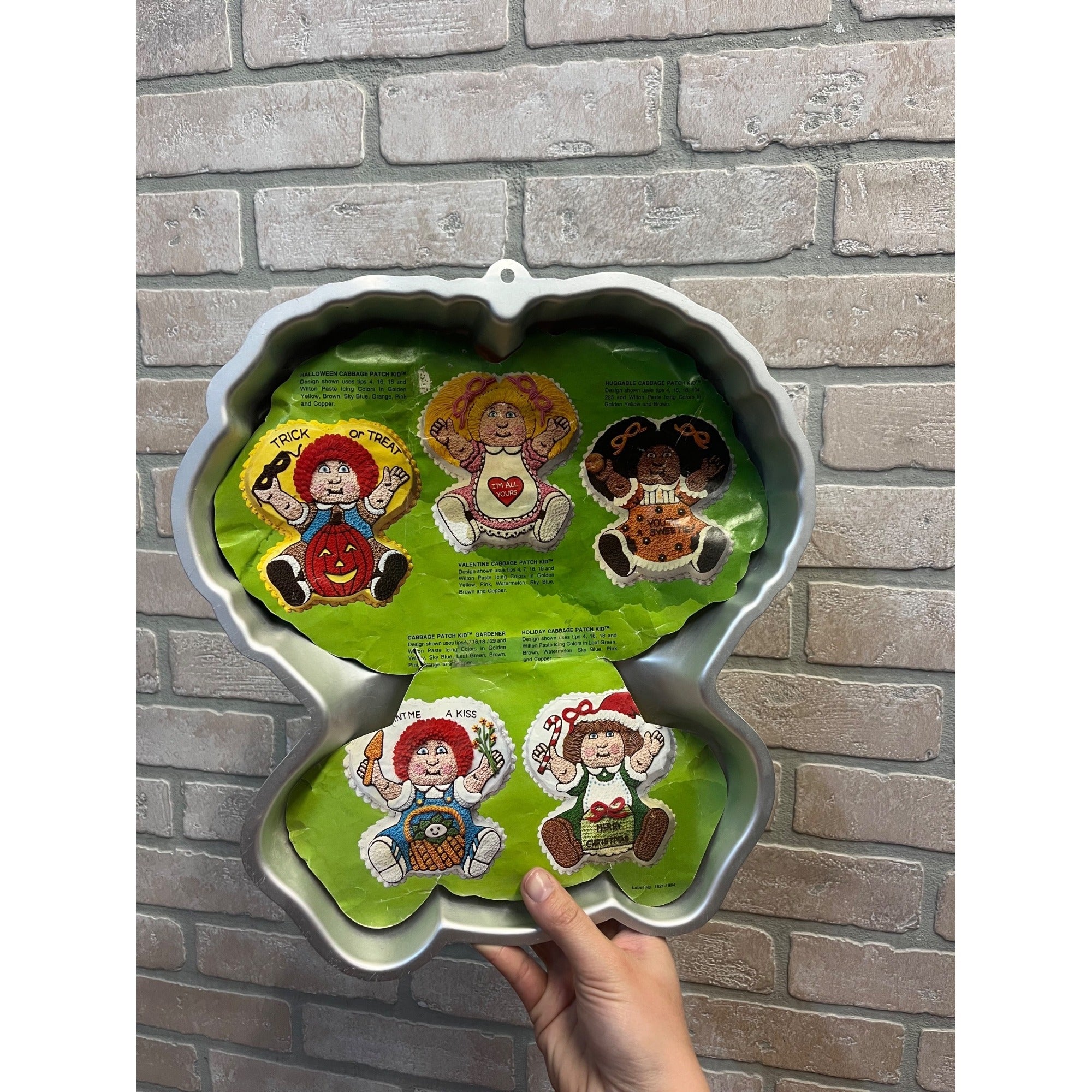 1980s Wilton Cabbage Patch Kids Preemie Cake Pan Aluminum Mold For Baking