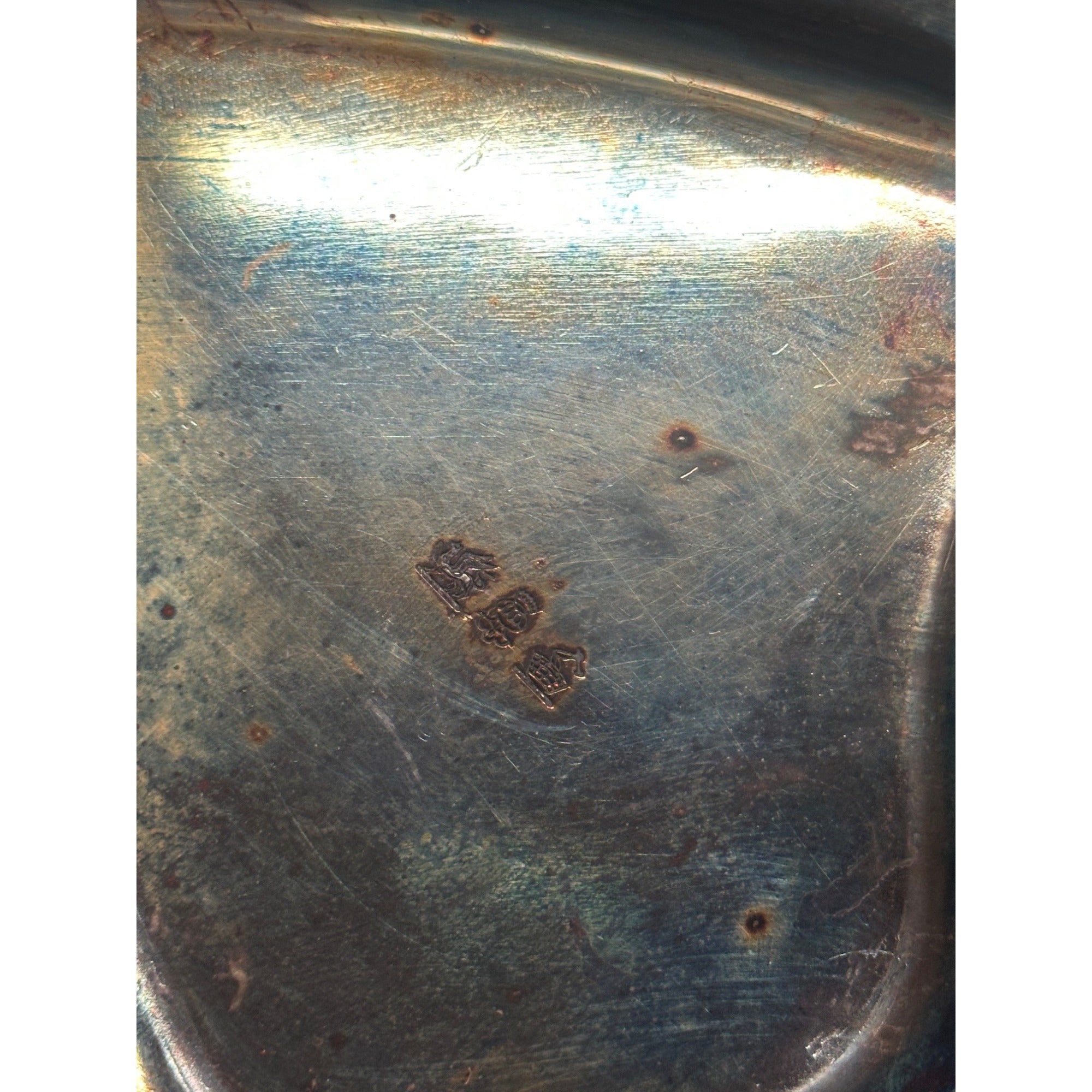 Vintage BSCEP Barbour Silver Co. MEAT PLATTER Tray Tree of Life