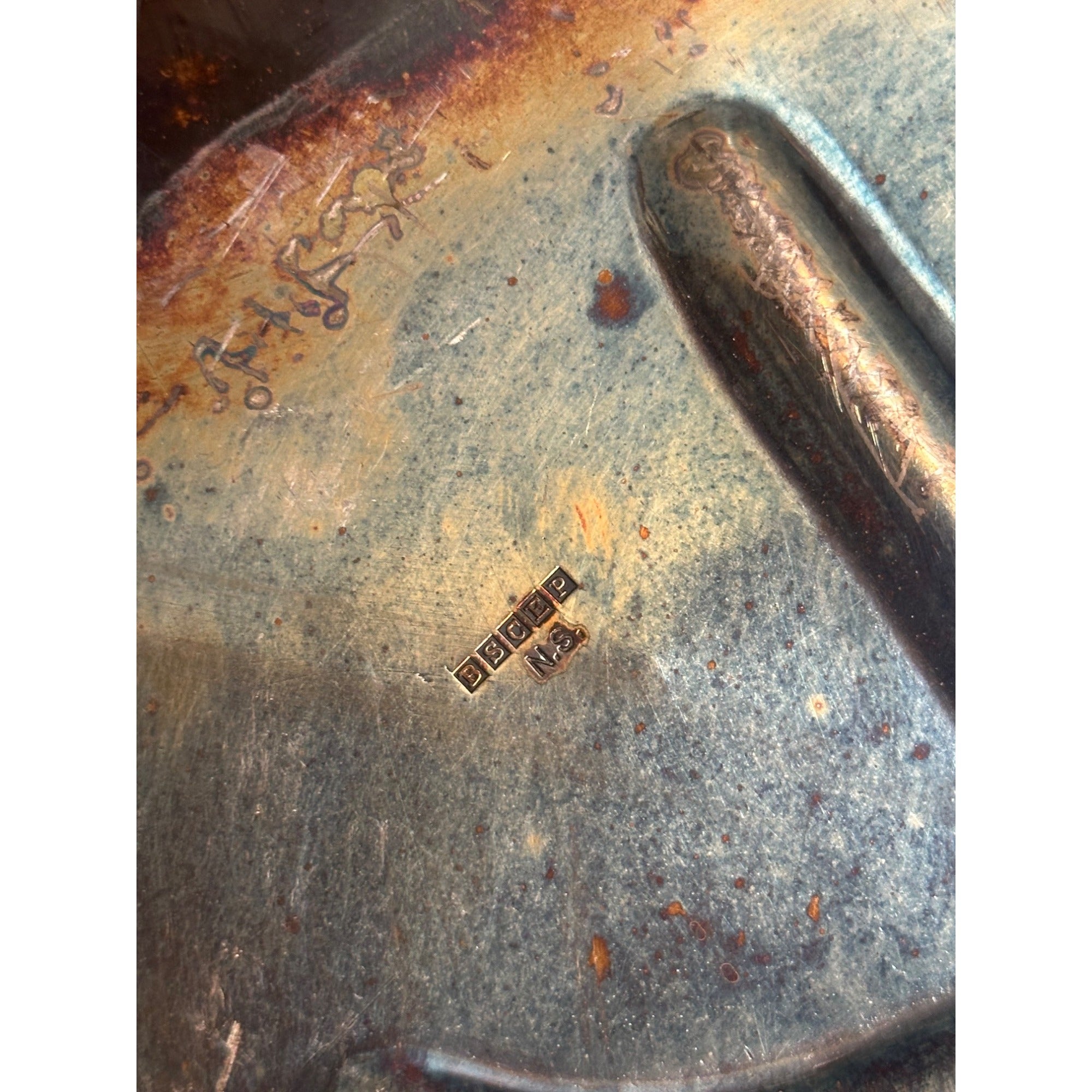 Vintage BSCEP Barbour Silver Co. MEAT PLATTER Tray Tree of Life