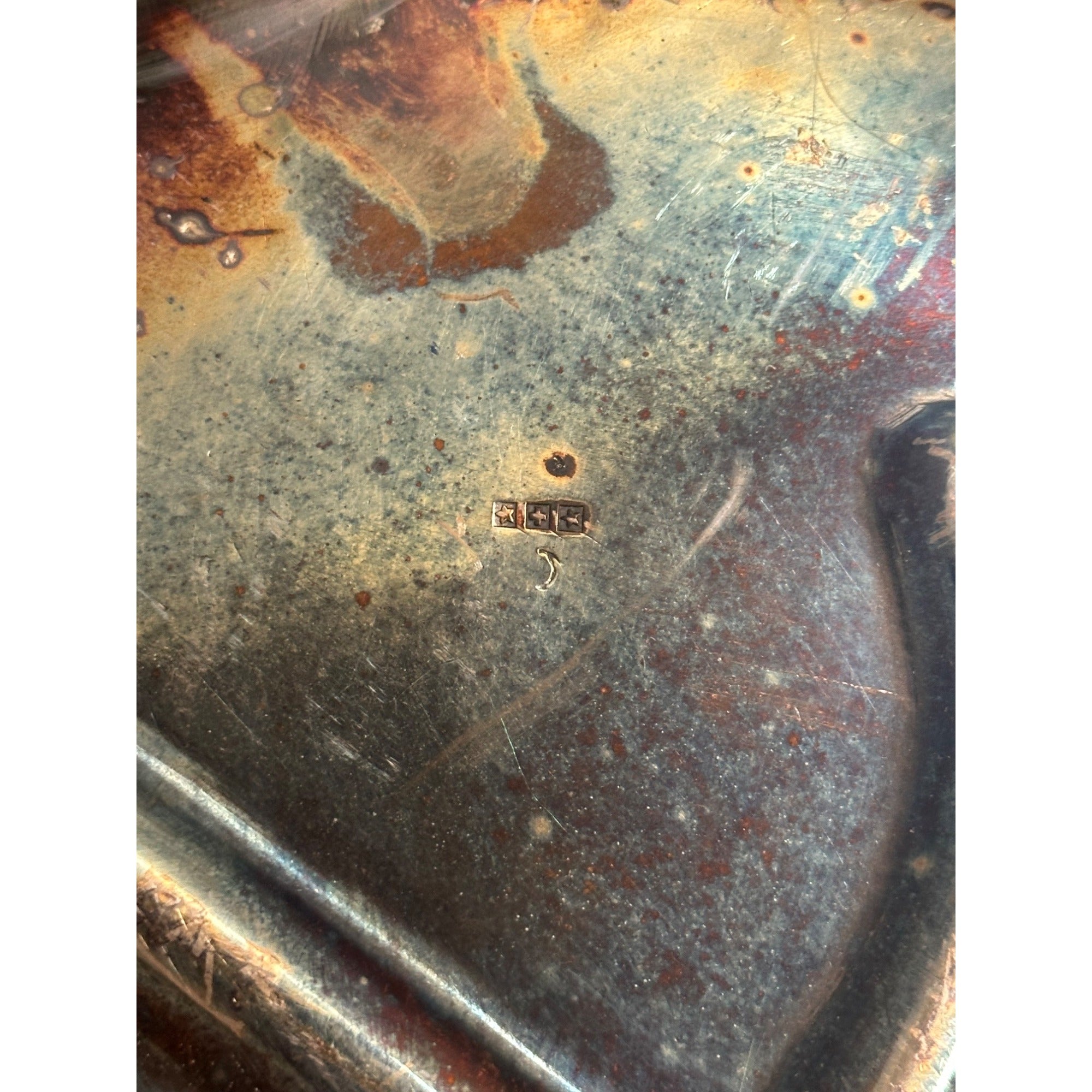 Vintage BSCEP Barbour Silver Co. MEAT PLATTER Tray Tree of Life