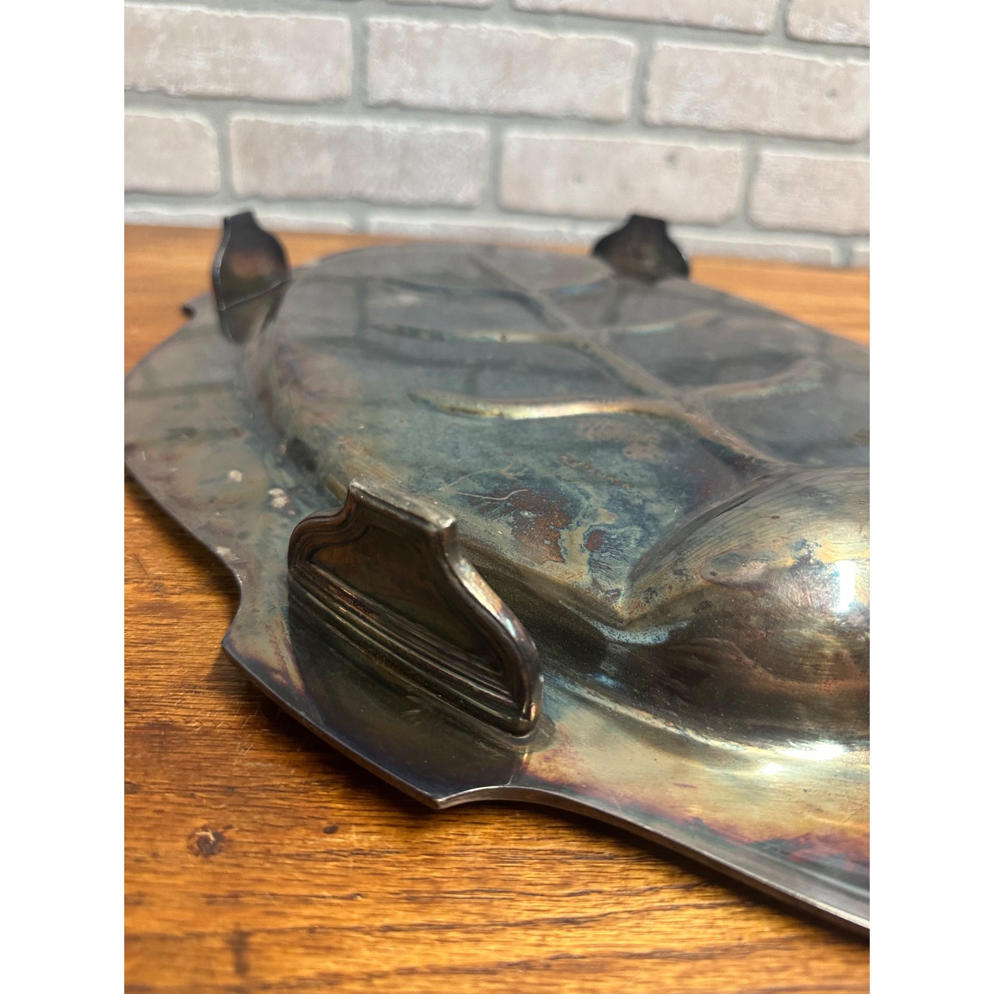 Vintage BSCEP Barbour Silver Co. MEAT PLATTER Tray Tree of Life