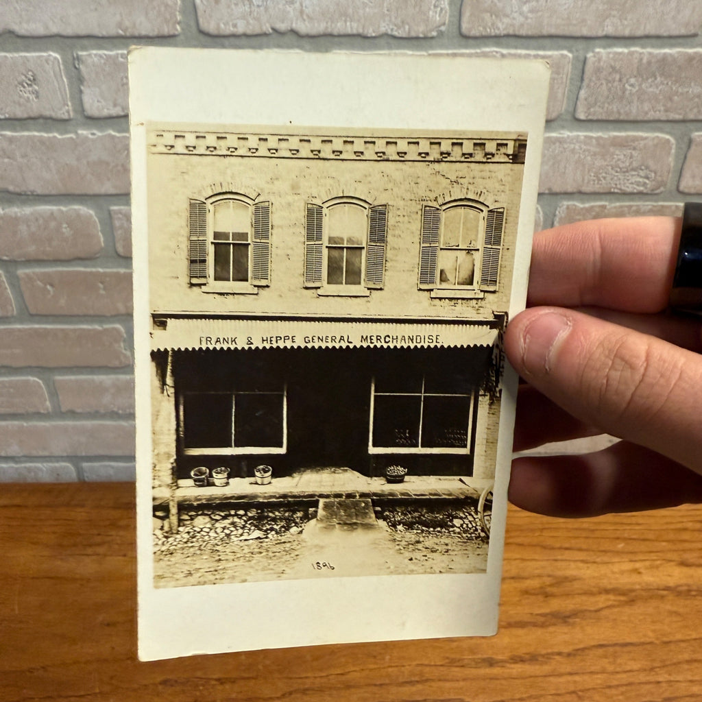 Frank and Heppe General Merchandise Store, Hartford Wisconsin Postcard
