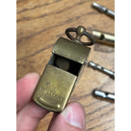 Vintage Whistle Lot Military Made USA Pocket Watch Fob Keychain Pendant Police