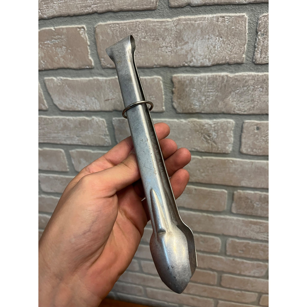 Vintage Marathon Oil Service Gas Station Advertising Promo Aluminum Kitchen Tongs