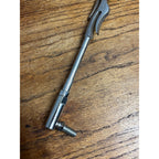 Vintage Chrome Harley Davidson Transmission Shift Rod Flames 12.5"