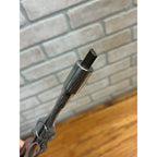 Vintage Chrome Harley Davidson Transmission Shift Rod Flames 12.5"