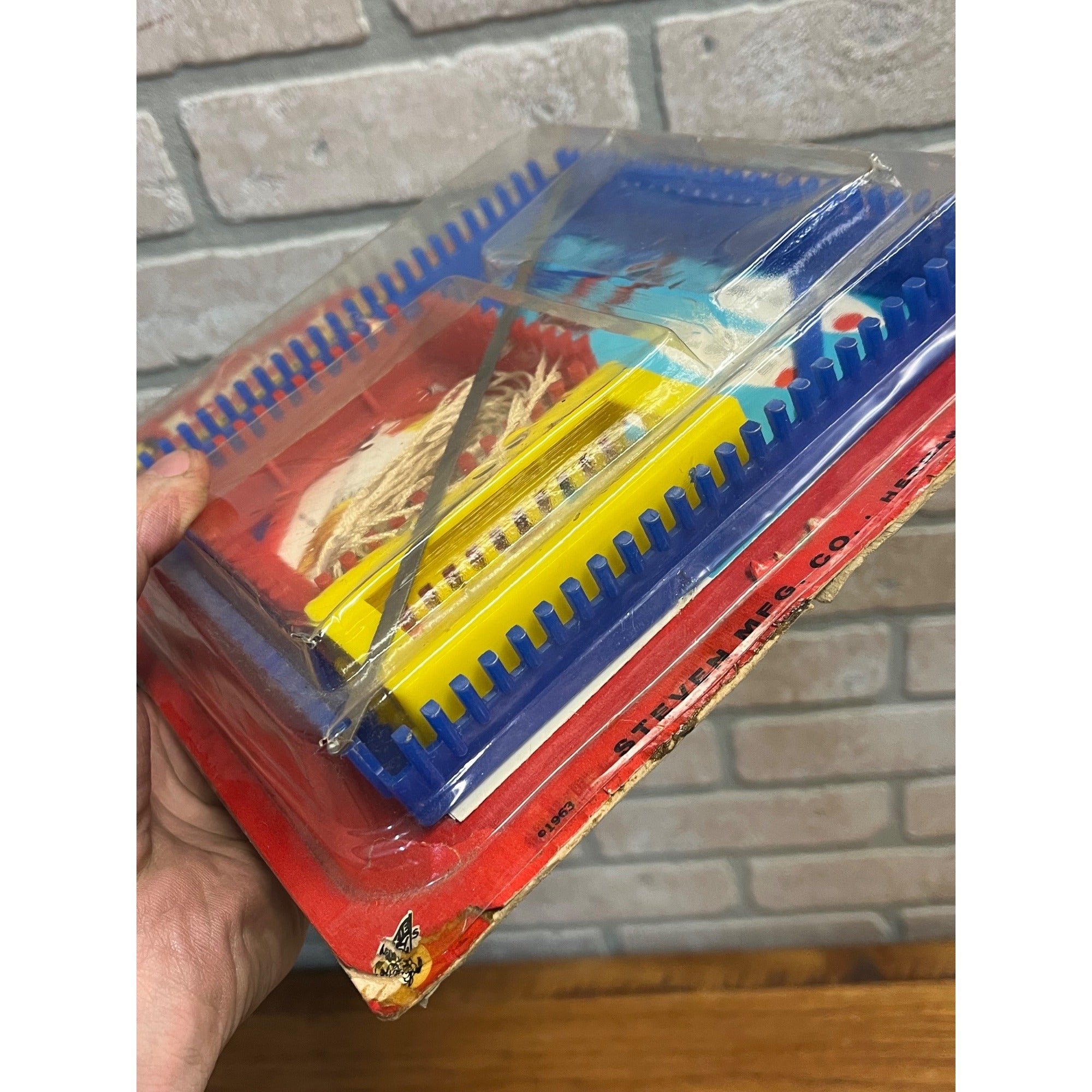Vintage 1963 Steven Mfg Co. 3 Loom Weaving Set NOS NEW Store Package