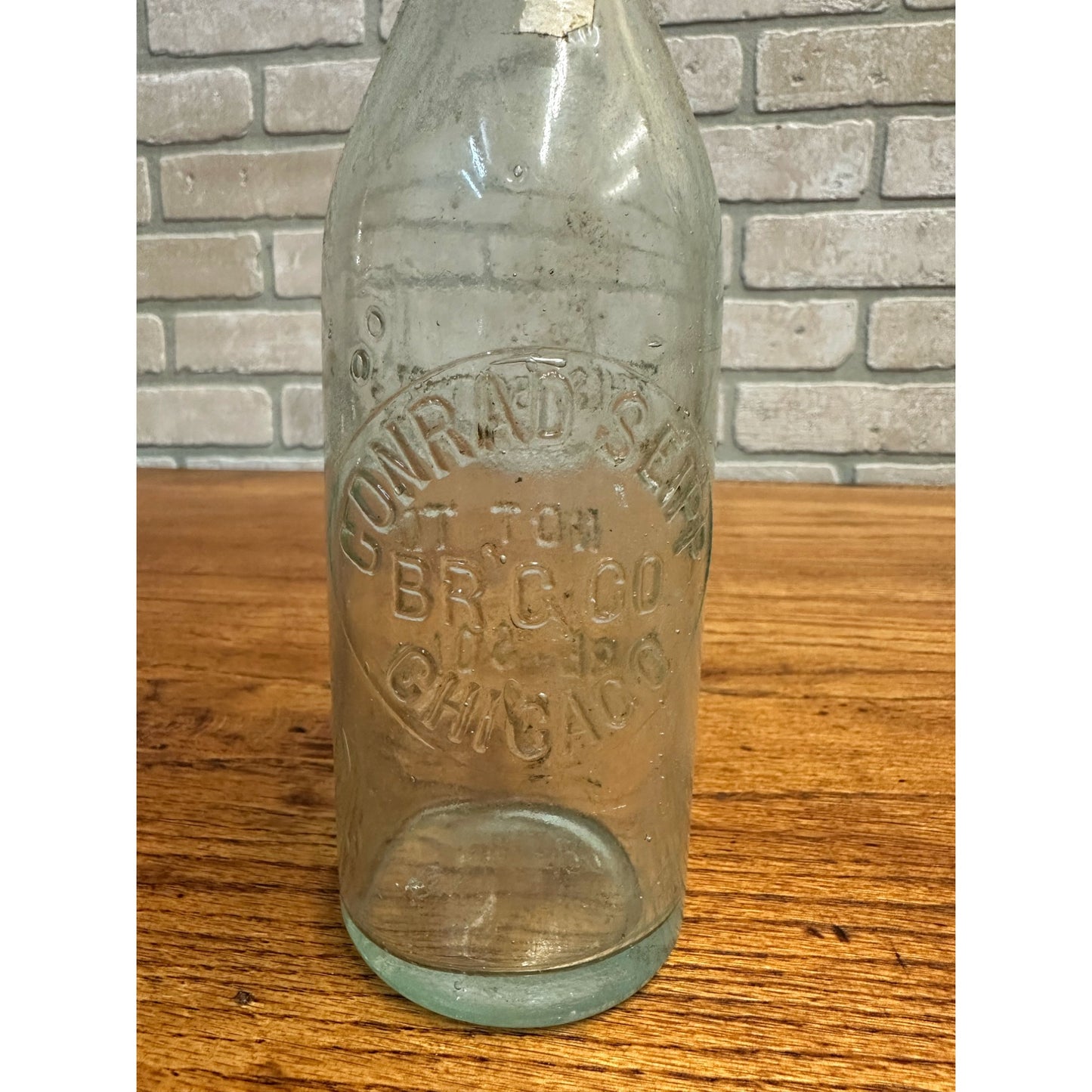 Conrad Seipp Brewing Co Chicago Blob Beer Bottle Illinois ILL IL Pre-Pro CLEAN