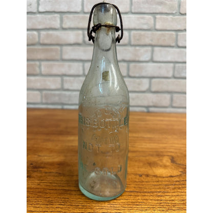 Conrad Seipp Brewing Co Chicago Blob Beer Bottle Illinois ILL IL Pre-Pro CLEAN