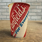 Vintage Canfields Soda Beverages Paper Wax Cup Promotional 7oz
