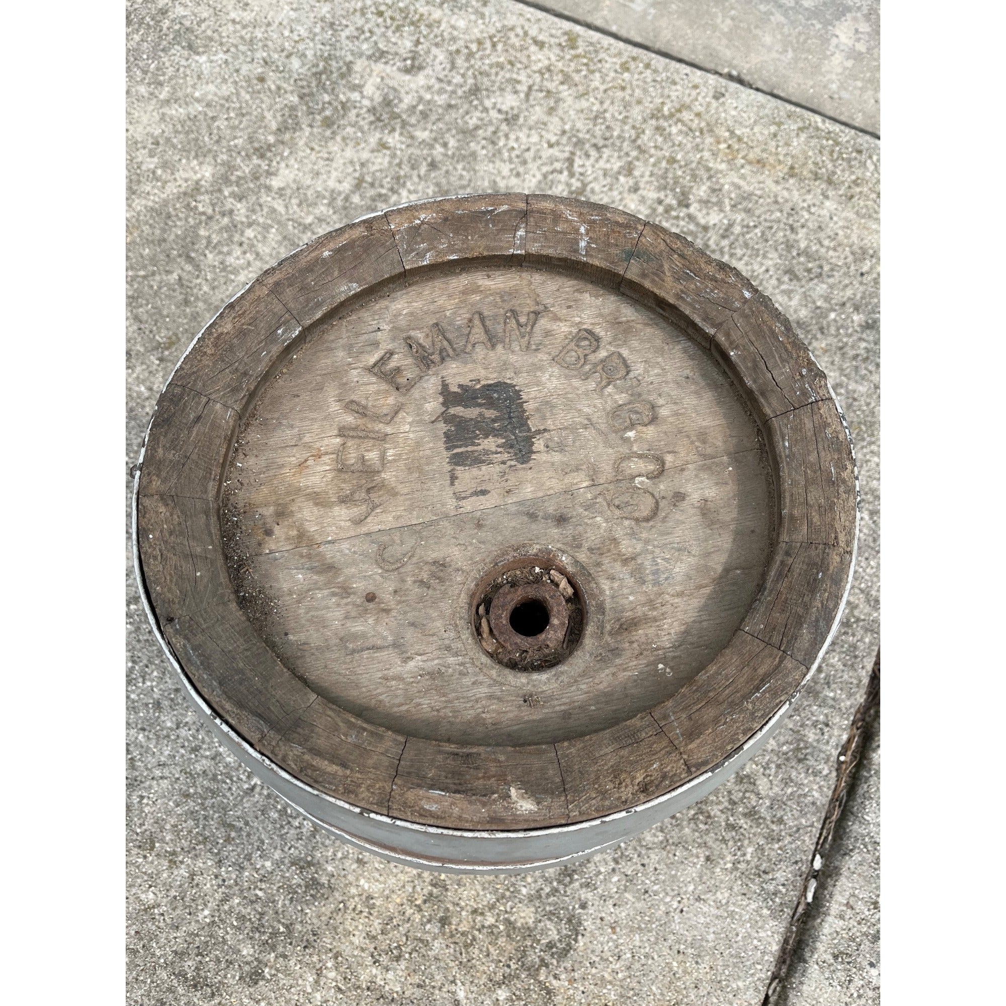 Pre-Pro G. Heileman Brewing Co La Crosse Wisconsin Wood Half Barrel Keg Wis WI