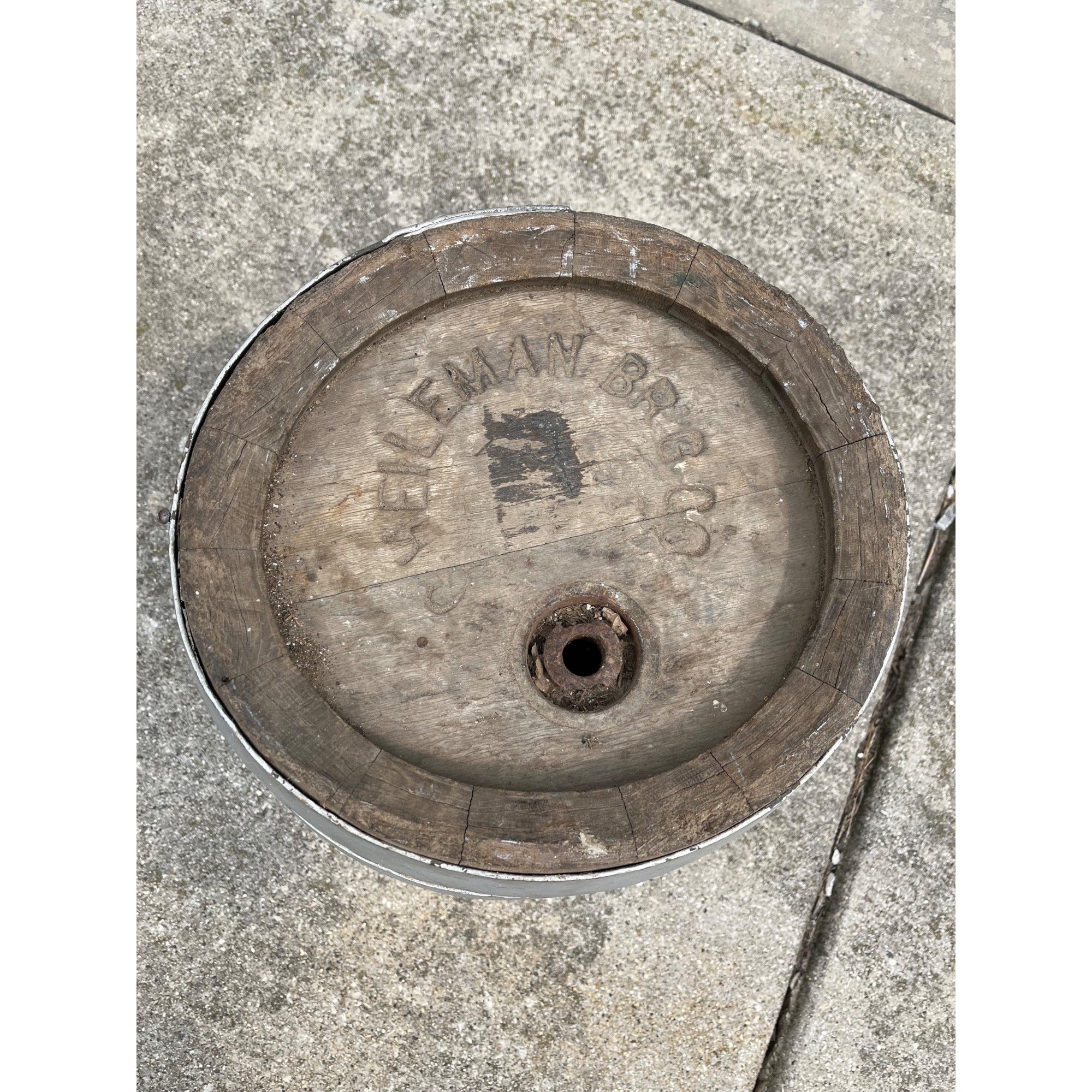 Pre-Pro G. Heileman Brewing Co La Crosse Wisconsin Wood Half Barrel Keg Wis WI
