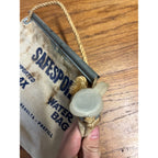 Original Vintage Water Bag Safesport Made USA Genuine Scottish Flax Canvas