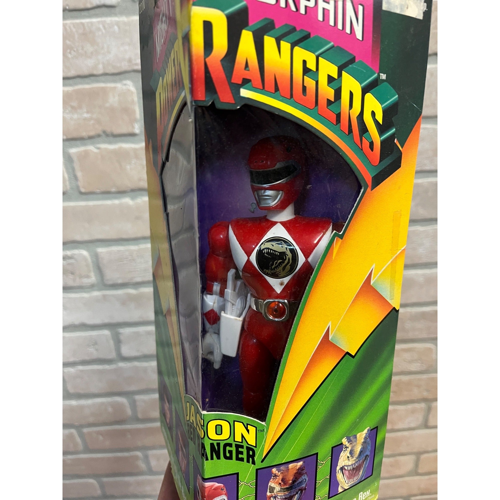 1993 Bandai Mighty Morphin Power Rangers Jason Red Ranger 2200 NOS NEW