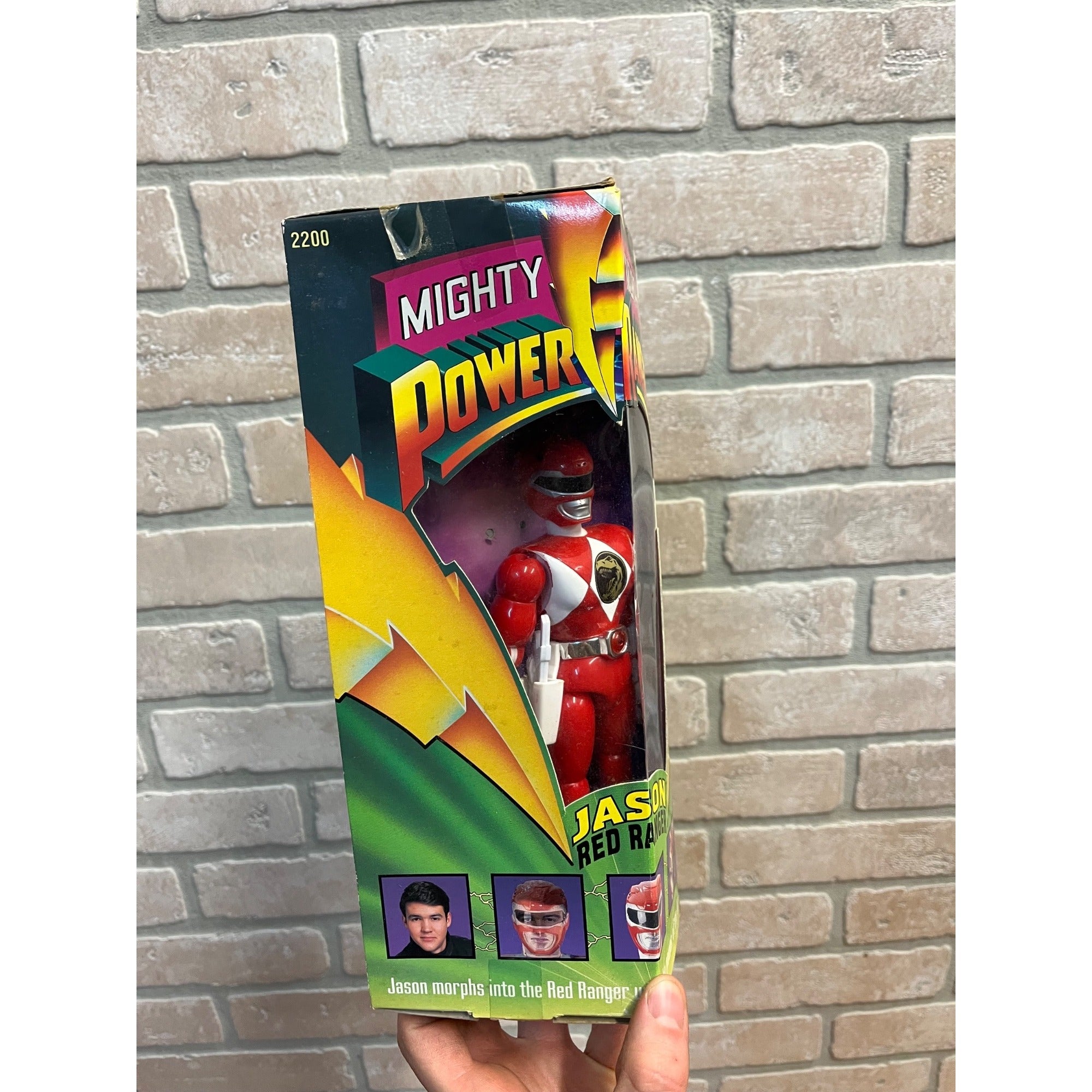 1993 Bandai Mighty Morphin Power Rangers Jason Red Ranger 2200 NOS NEW