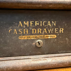 1920s American Cash Register Wooden Drawer Base