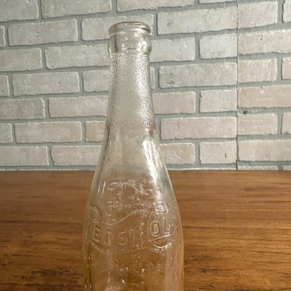 Vintage 12oz Pepsi-Cola Pepsi Double Dot Embossed Soda Bottle Property of