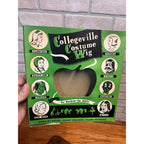 Vintage 1930s Collegeville Halloween Costume Wig Brown - Original Green Box