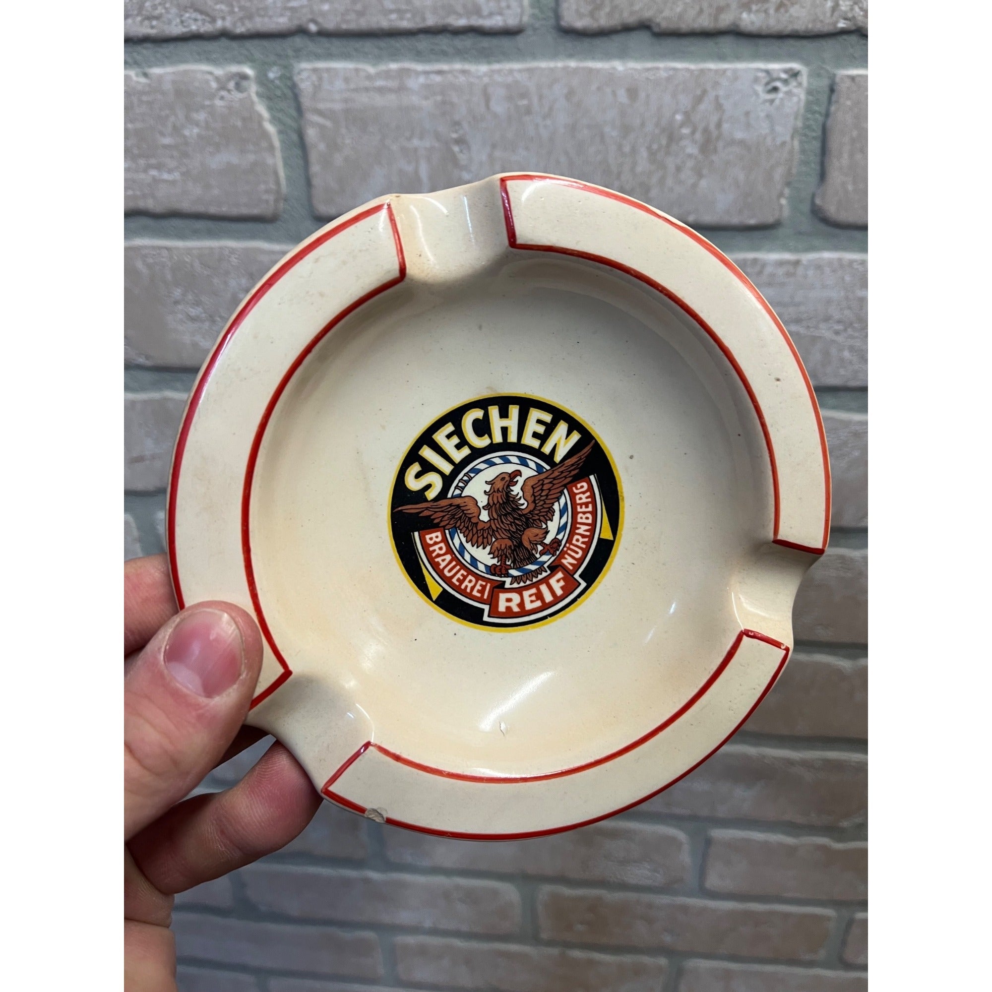 Siechen Brauerei Reif Nurnberg Brewery Beer Cigar Ashtray