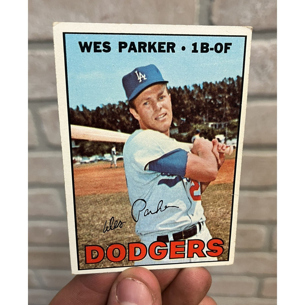 1967  TOPPS  CARD#218  WES PARKER  DODGERS  -G/VG