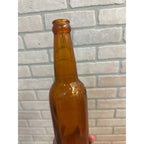 Vintage Kings Brewery Inc Beer Bottle Amber Brown Embossed Brooklyn NY