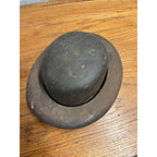 Vintage Peppas & Alex Co Wooden Hat Mold 2pc Millinery Antique Primitive