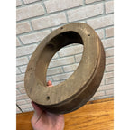Vintage Peppas & Alex Co Wooden Hat Mold 2pc Millinery Antique Primitive