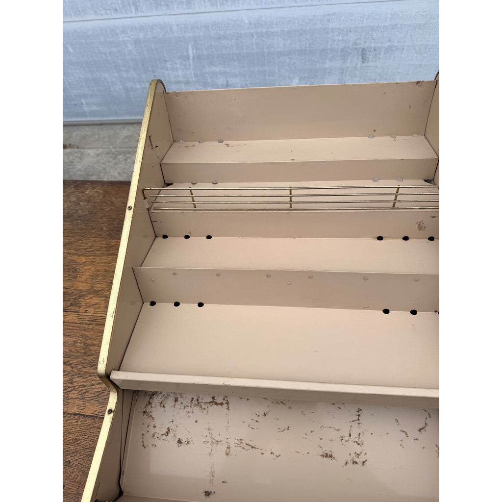 Vintage Life Savers Candy Counter Display Shelf Organizer With Metal Shelves