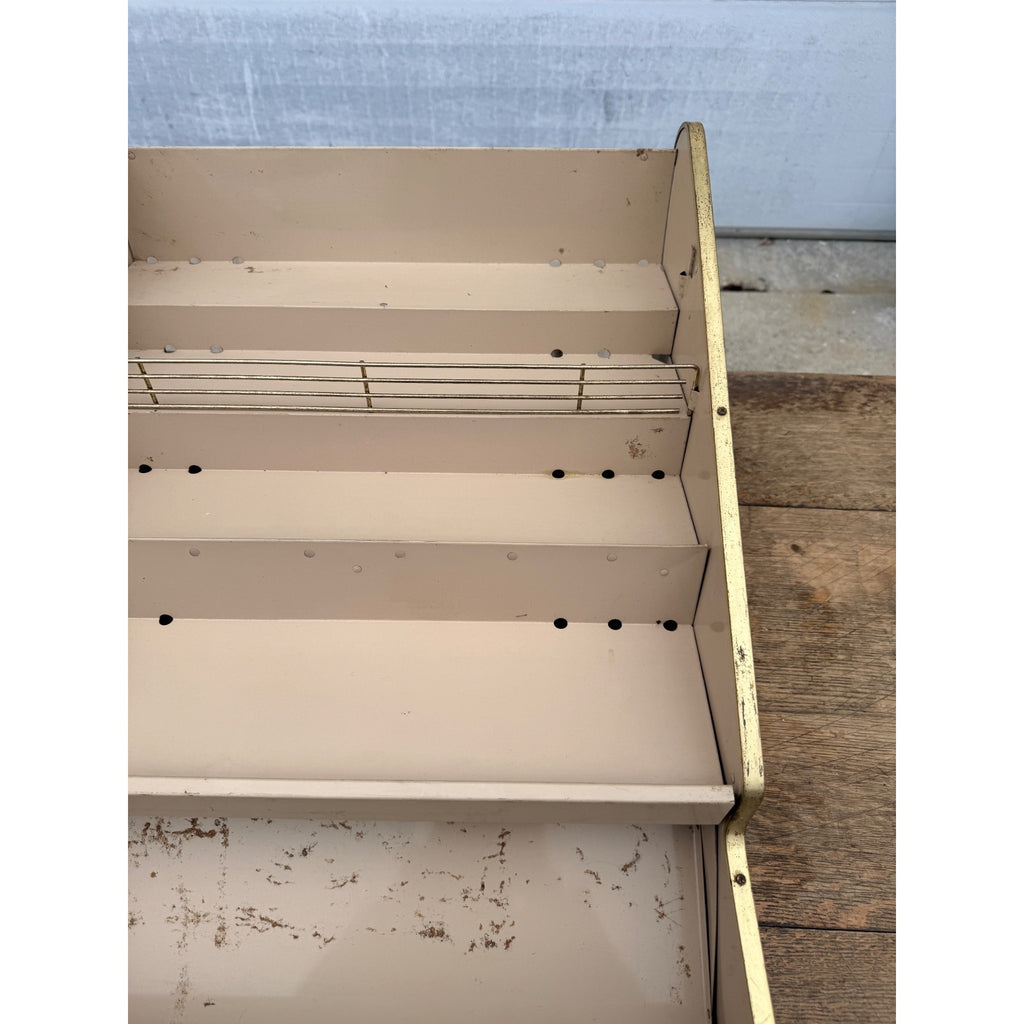 Vintage Life Savers Candy Counter Display Shelf Organizer With Metal Shelves