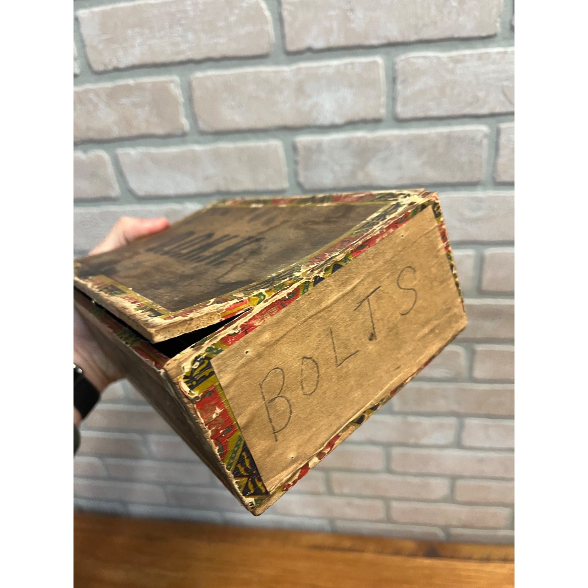 Vintage D.O.K.K. Tiger Moon Cigars Wooden Cigar Box Milwaukee Wisconsin Wis WI