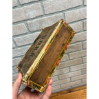 Vintage D.O.K.K. Tiger Moon Cigars Wooden Cigar Box Milwaukee Wisconsin Wis WI