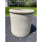 Antique circa 1896-1906 2 Gallon Red Wing Stoneware Crock Blue Cobalt Birch Leaf