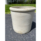 Antique circa 1896-1906 2 Gallon Red Wing Stoneware Crock Blue Cobalt Birch Leaf