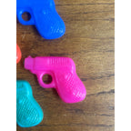 Vintage 1980s Plastic Blow Mold Water Pistol Guns Hong Kong
