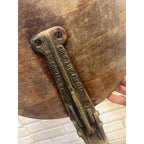 Vintage Fold Down Trolley Railroad Seat Chicago Hardware Foundry Co.
