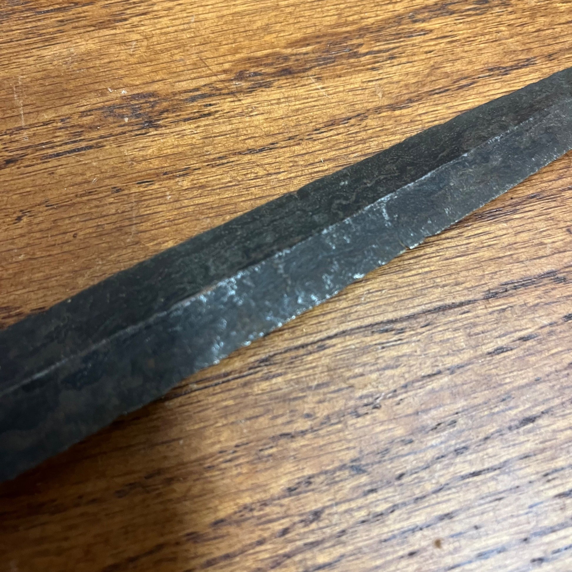 Antique Indonesian Javanese Kris Dagger Serpentine Blade Hand Carved Sheath 18"