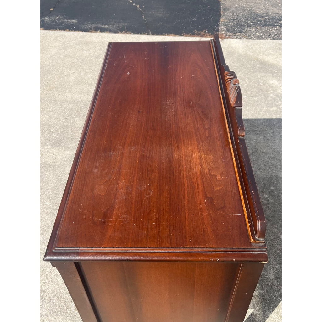 Antique Wood Buffet Server Dresser Sideboard 2 Drawer Console Table Chest of Drawers