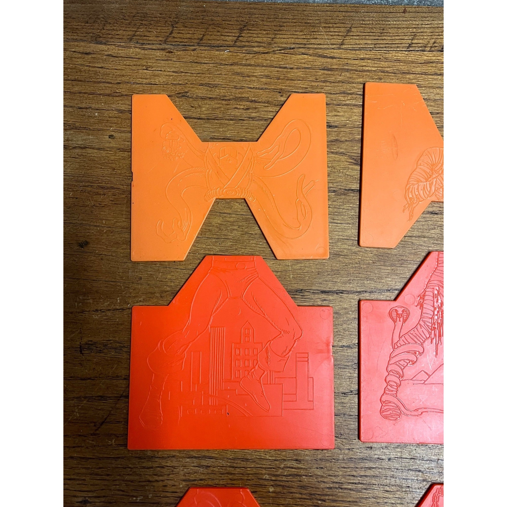 1979 Tomy Mighty Men Monster Maker Design Kit - Replacement Parts Lot