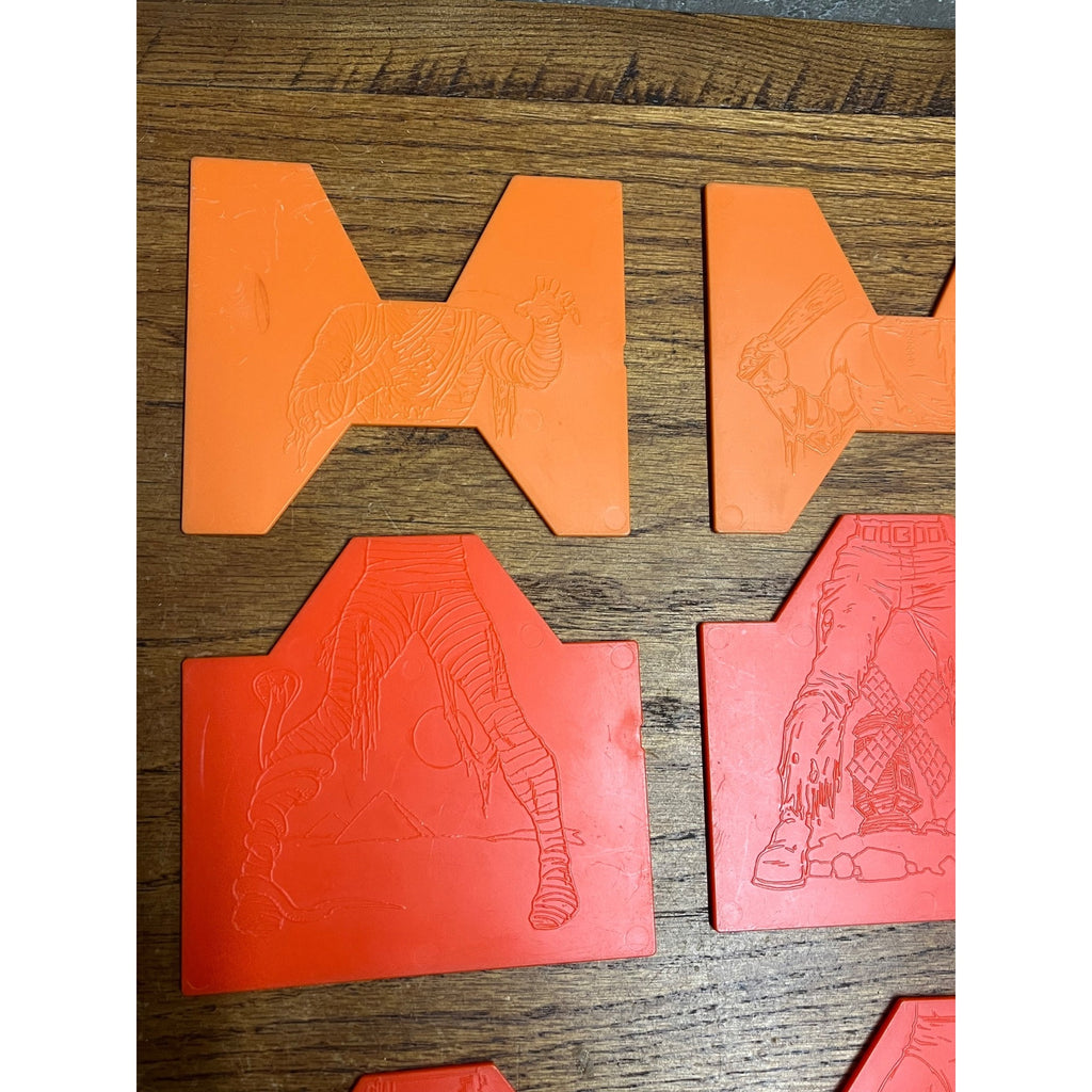 1979 Tomy Mighty Men Monster Maker Design Kit - Replacement Parts Lot